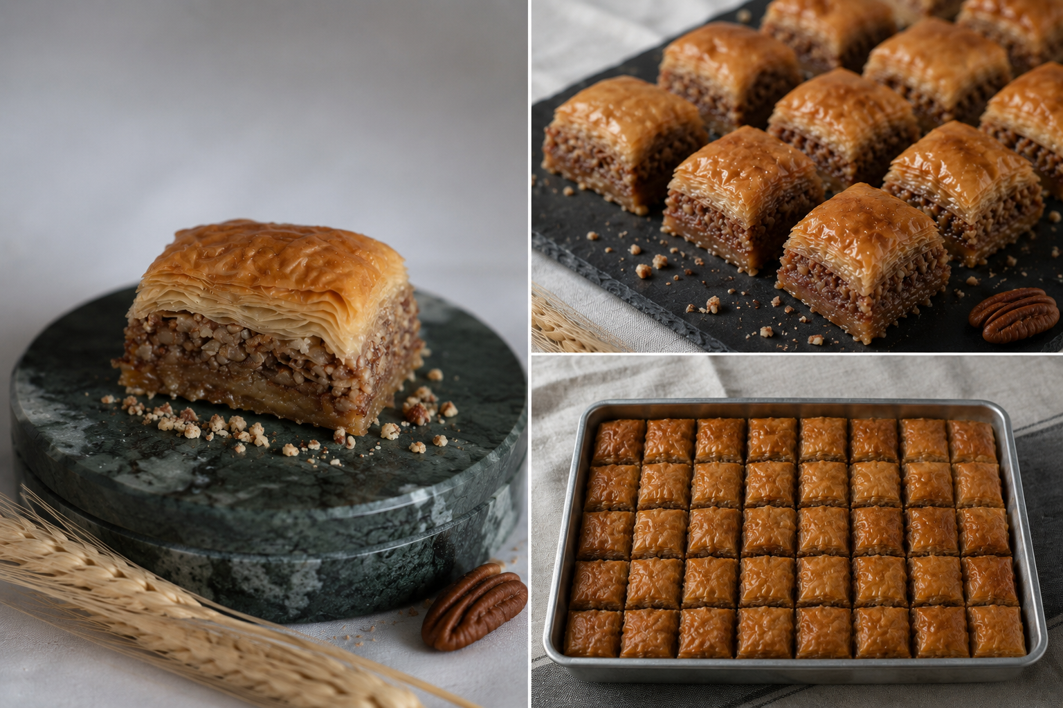 Texas maple pecan baklava